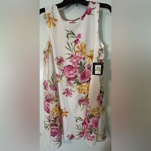 JH Floral Print Sleeveless Dress